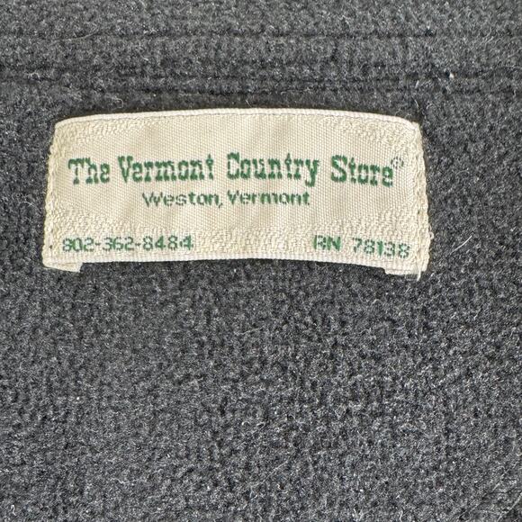 Vermont Country Store boiled wool bomber sweater/jacket - Picture 7 of 10